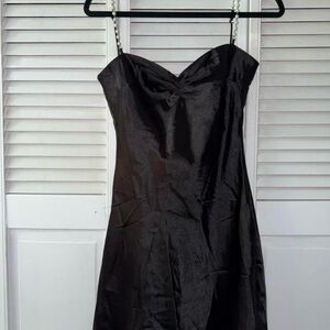 Lucy in the Sky Black Strapless Dress